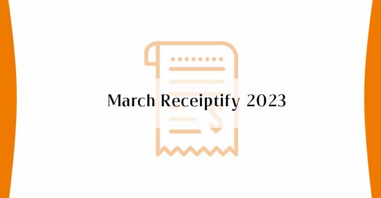 March Receiptify 2023