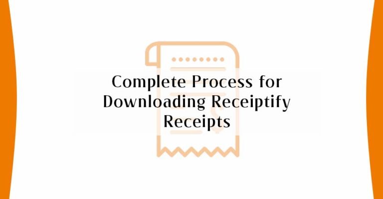 Complete Process for Downloading Receiptify Receipts